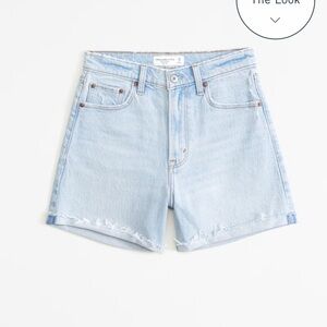 Abercrombie and fitch 7inch dad shorts high rise…worn once